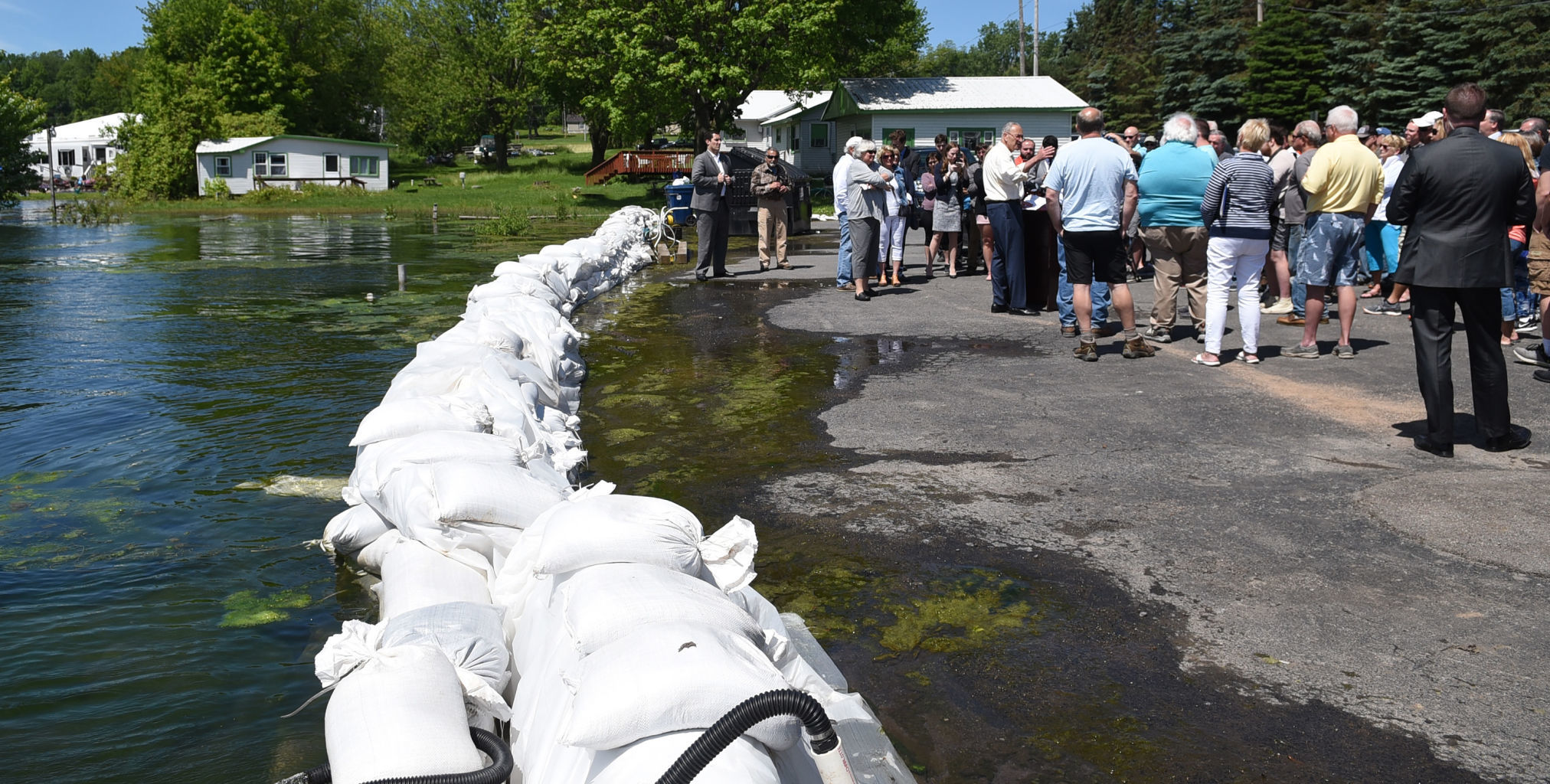 Schumer tours flood damage 5.JPG